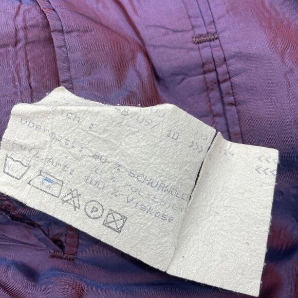 Vintage Classic Austrian Jacket Men's 48 Wool Tyrolean Traditional Folk Bavarian - Picture 7 of 12